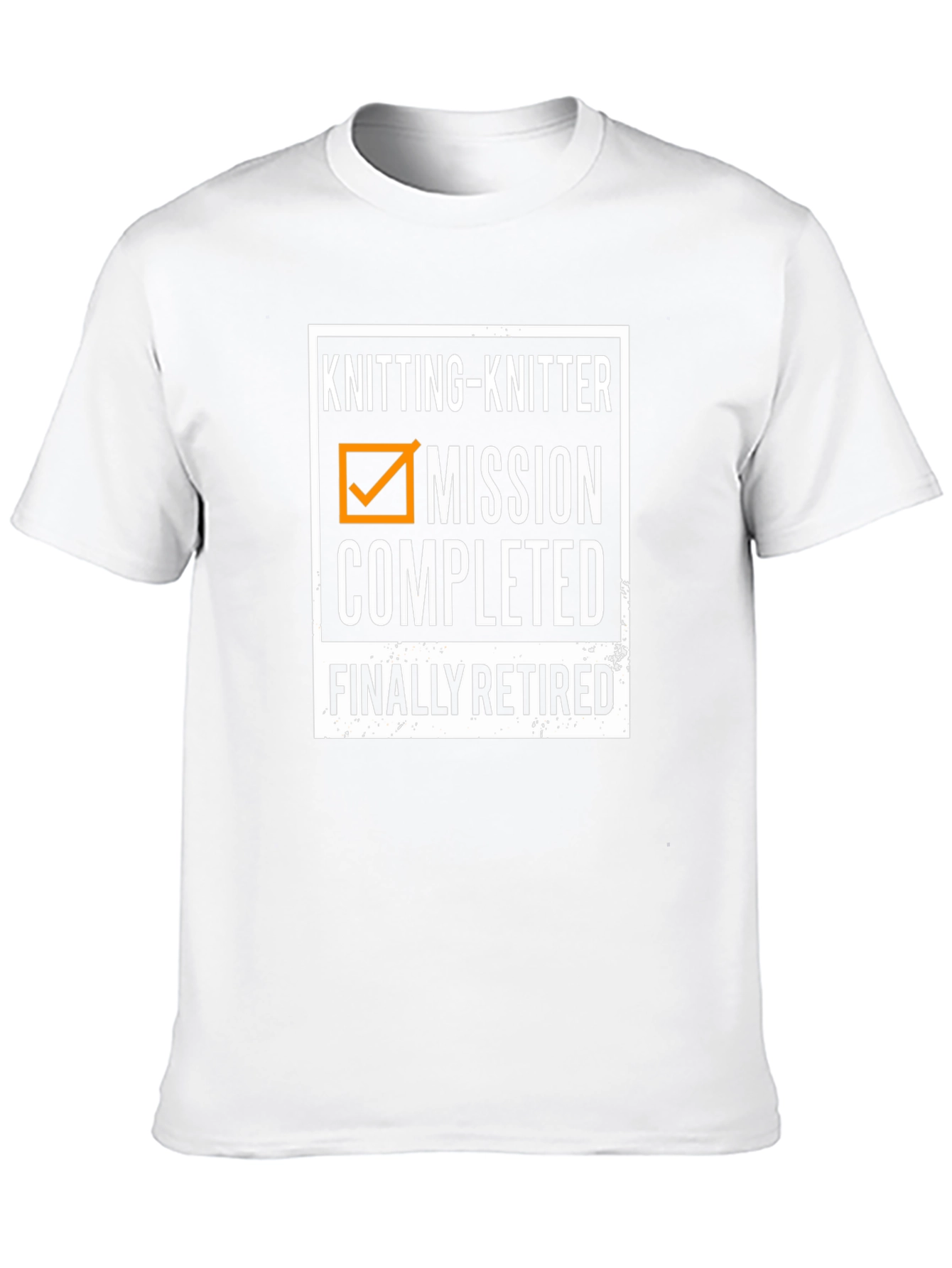 Knitting-Knitter Mission Completed T-Shirt
