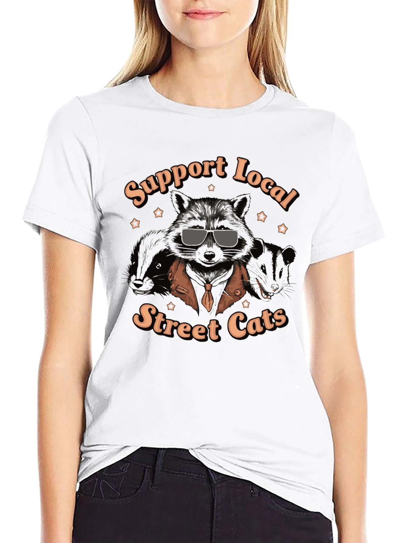 Support Local Street Cats Graphic Tee