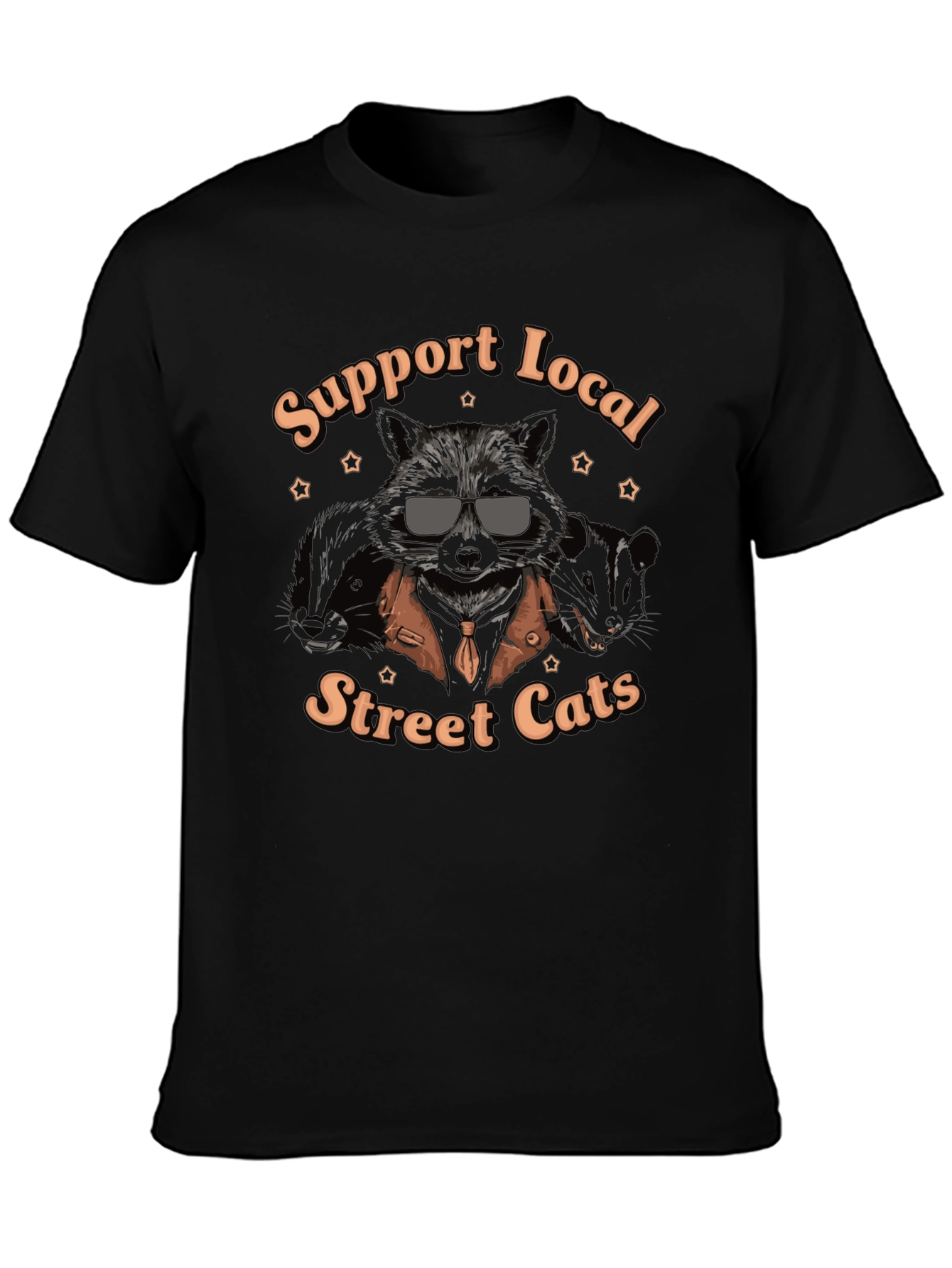 Support Local Street Cats Graphic Tee
