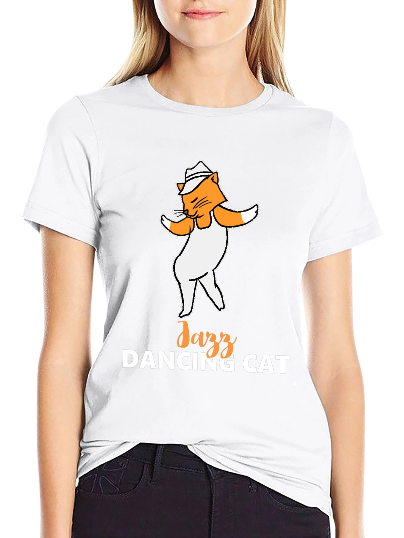 Jazz Dancing Cat T-Shirt - Cool Graphic Tee