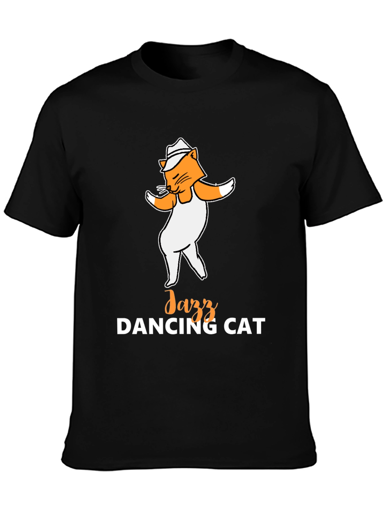 Jazz Dancing Cat T-Shirt - Cool Graphic Tee