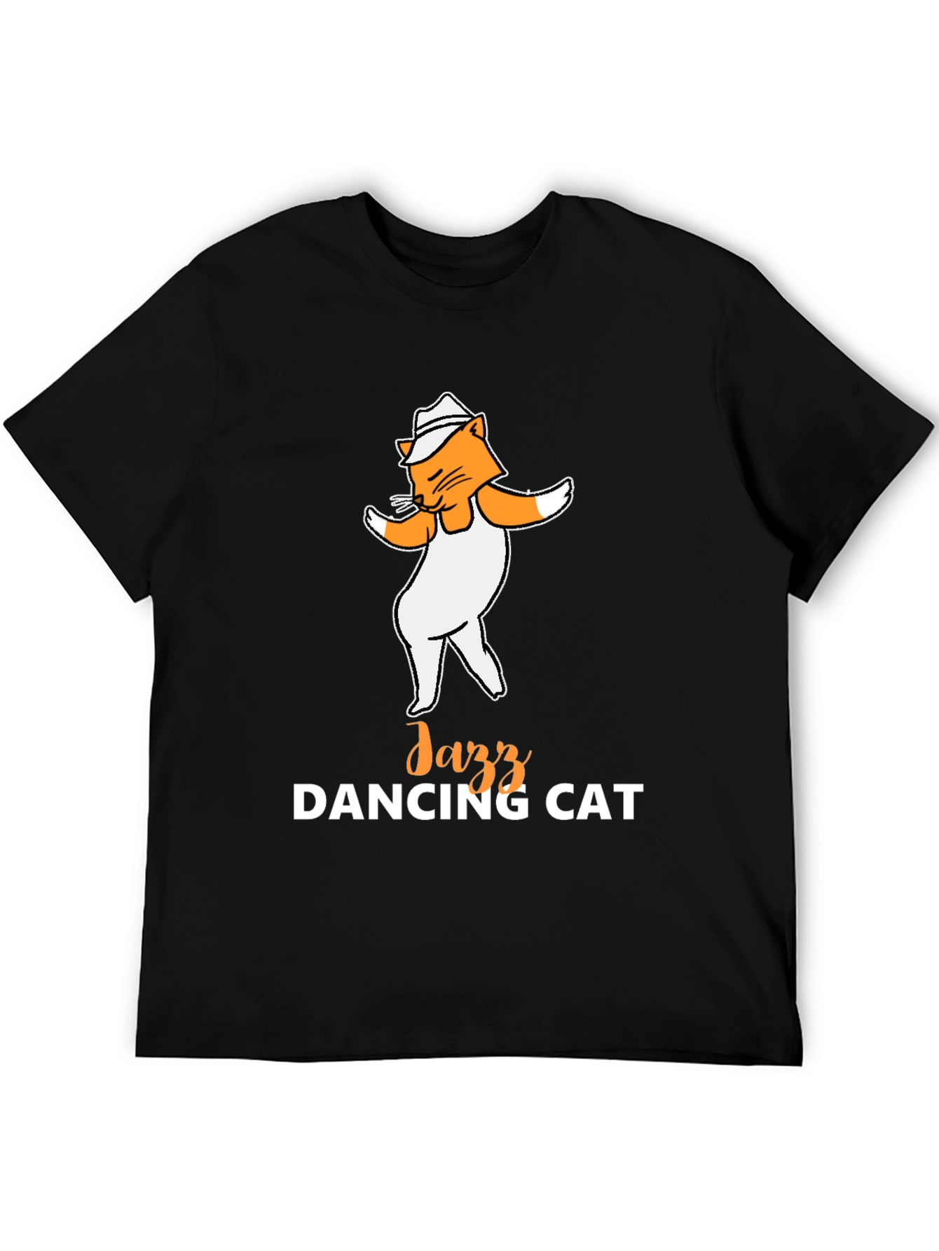 Jazz Dancing Cat T-Shirt - Cool Graphic Tee
