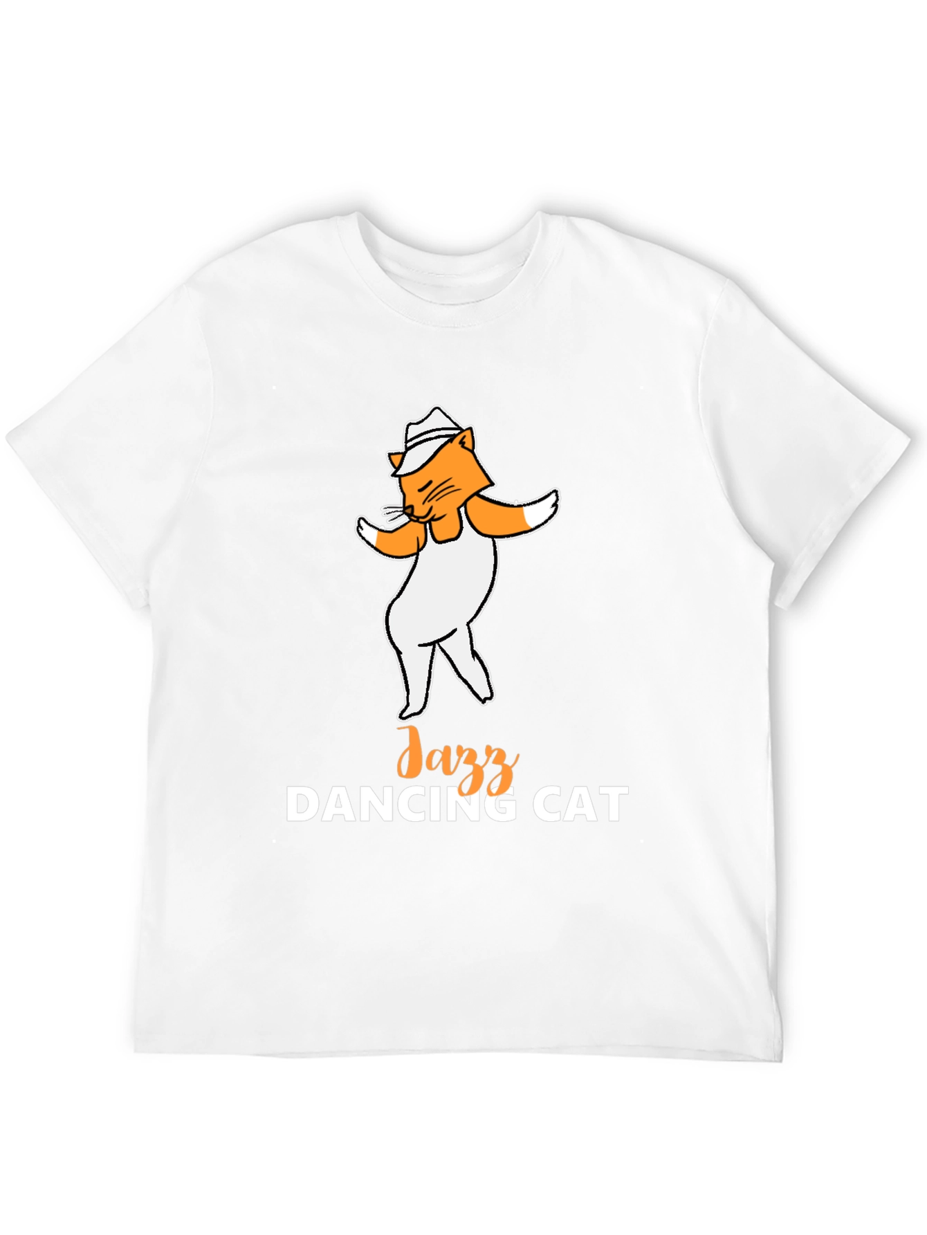 Jazz Dancing Cat T-Shirt - Cool Graphic Tee
