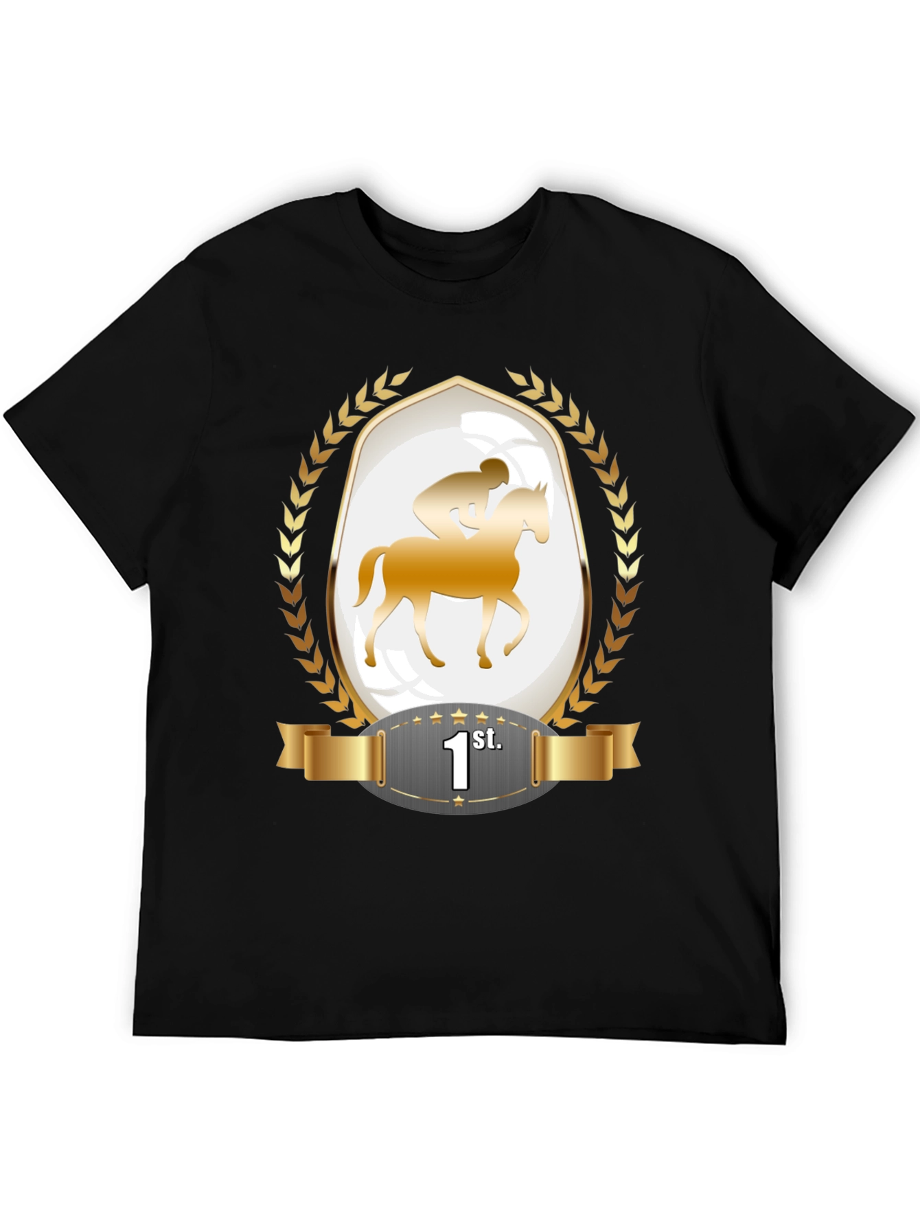 Horse Racing Champion T-Shirt - 1st Place Winner