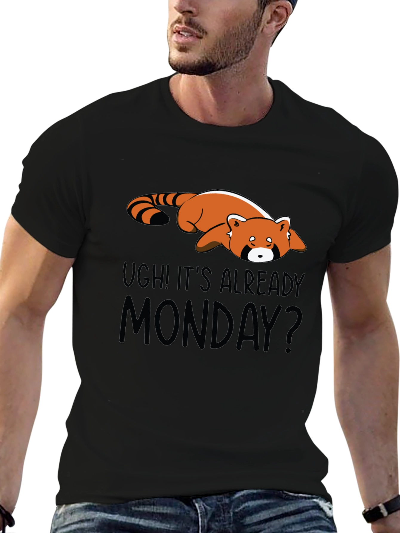 Ugh Its Already Monday Red Panda T-Shirt