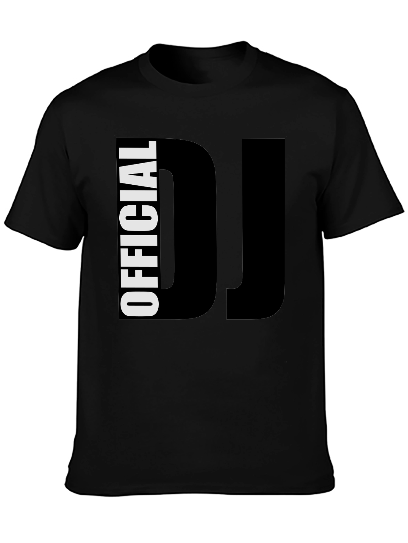 Official DJ T-Shirt - Bold Black Tee