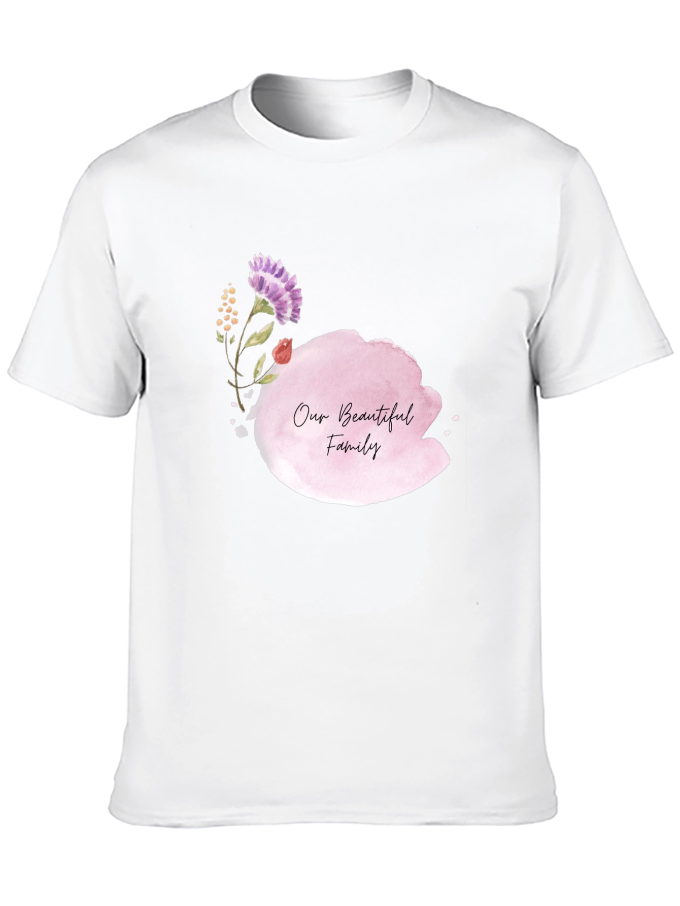 Our Beautiful Family Black T-Shirt
