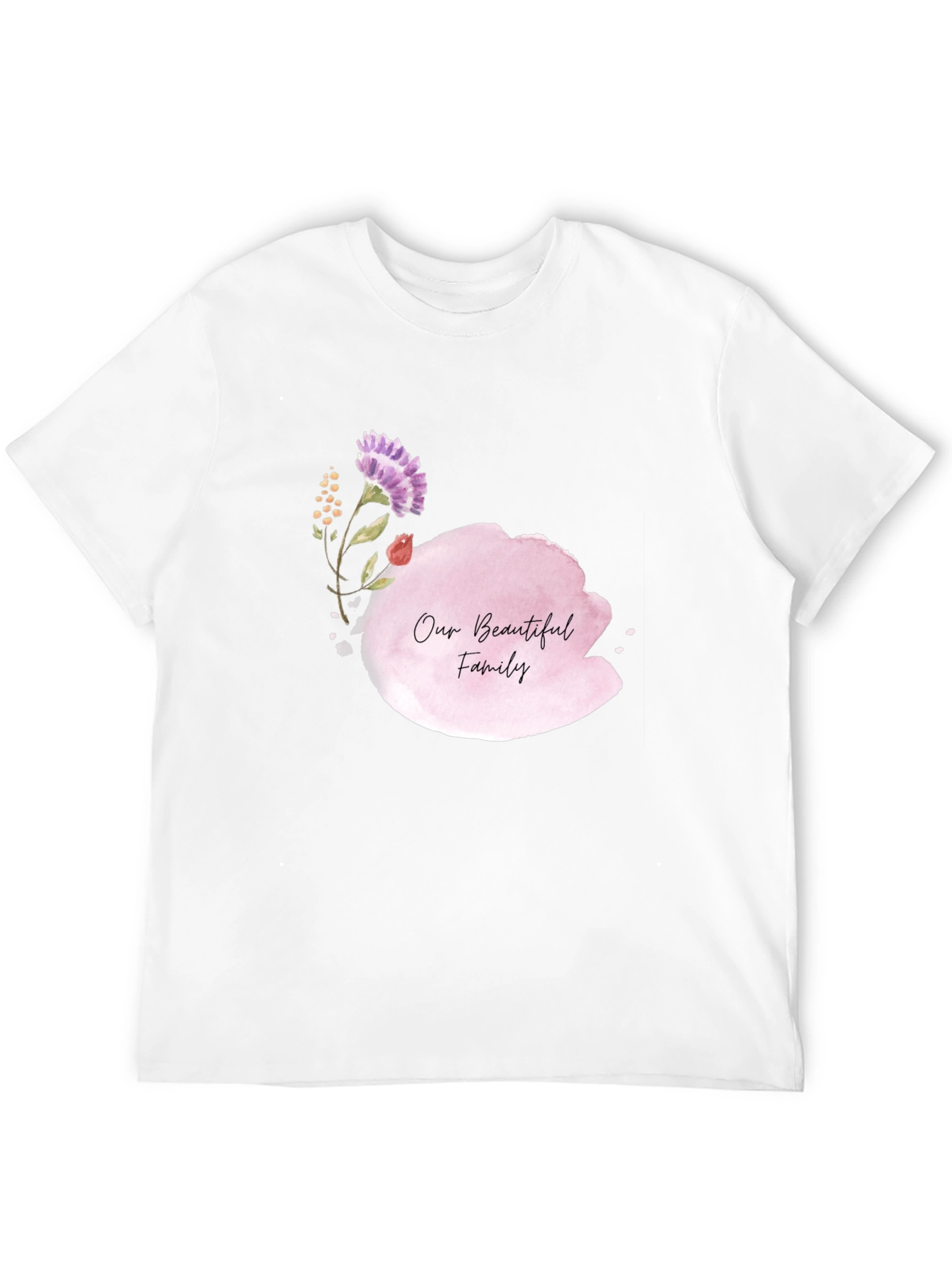Our Beautiful Family Black T-Shirt