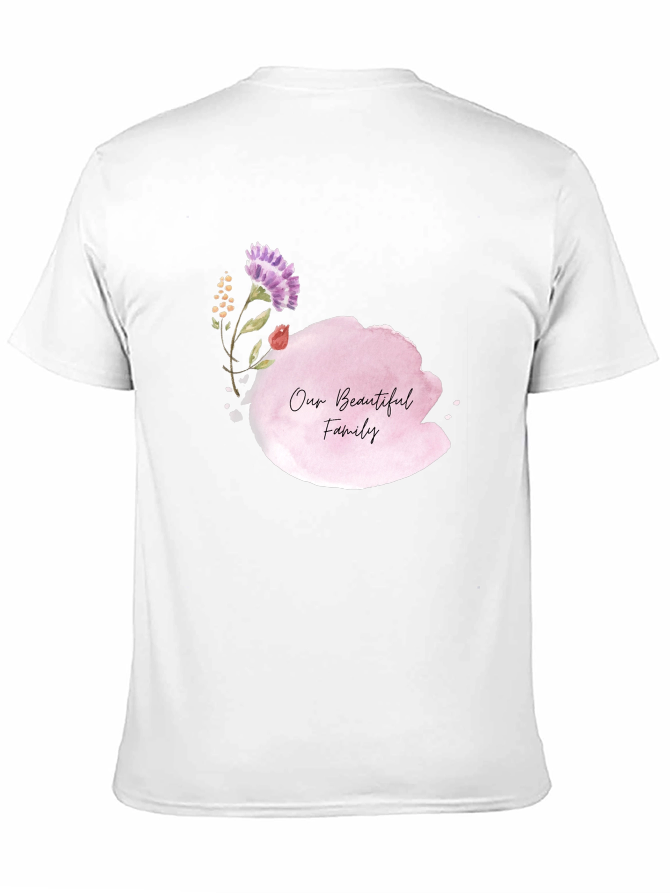 Our Beautiful Family Black T-Shirt