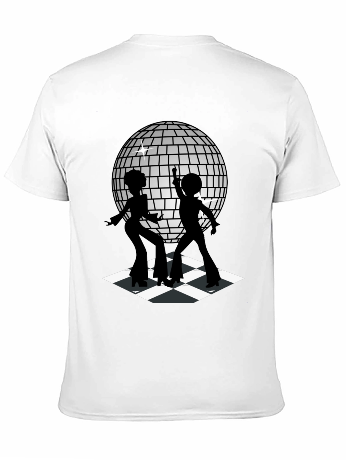 Retro Disco Dance T-Shirt - Black