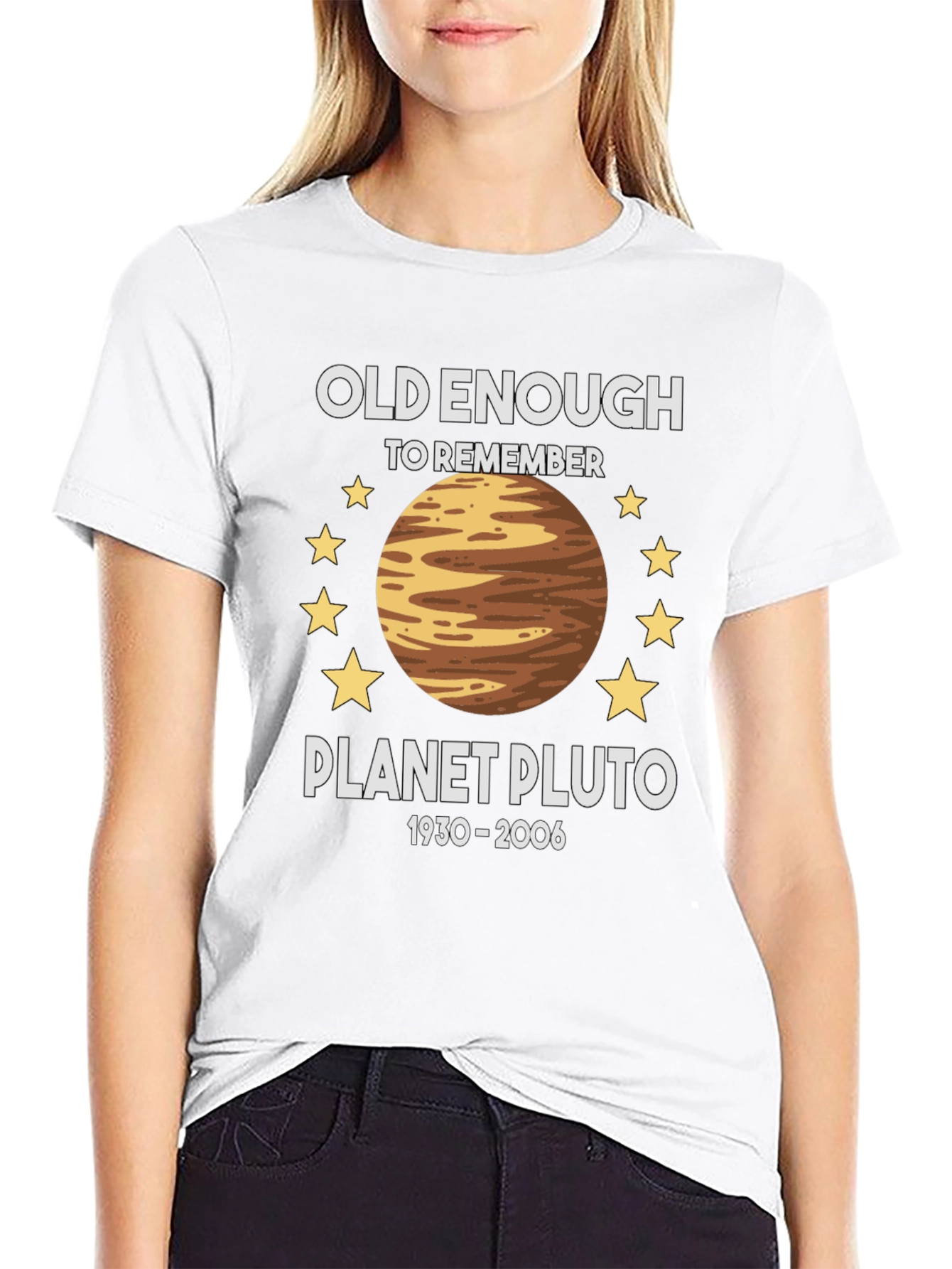 Planet Pluto Retro T-Shirt - Old Enough To Remember