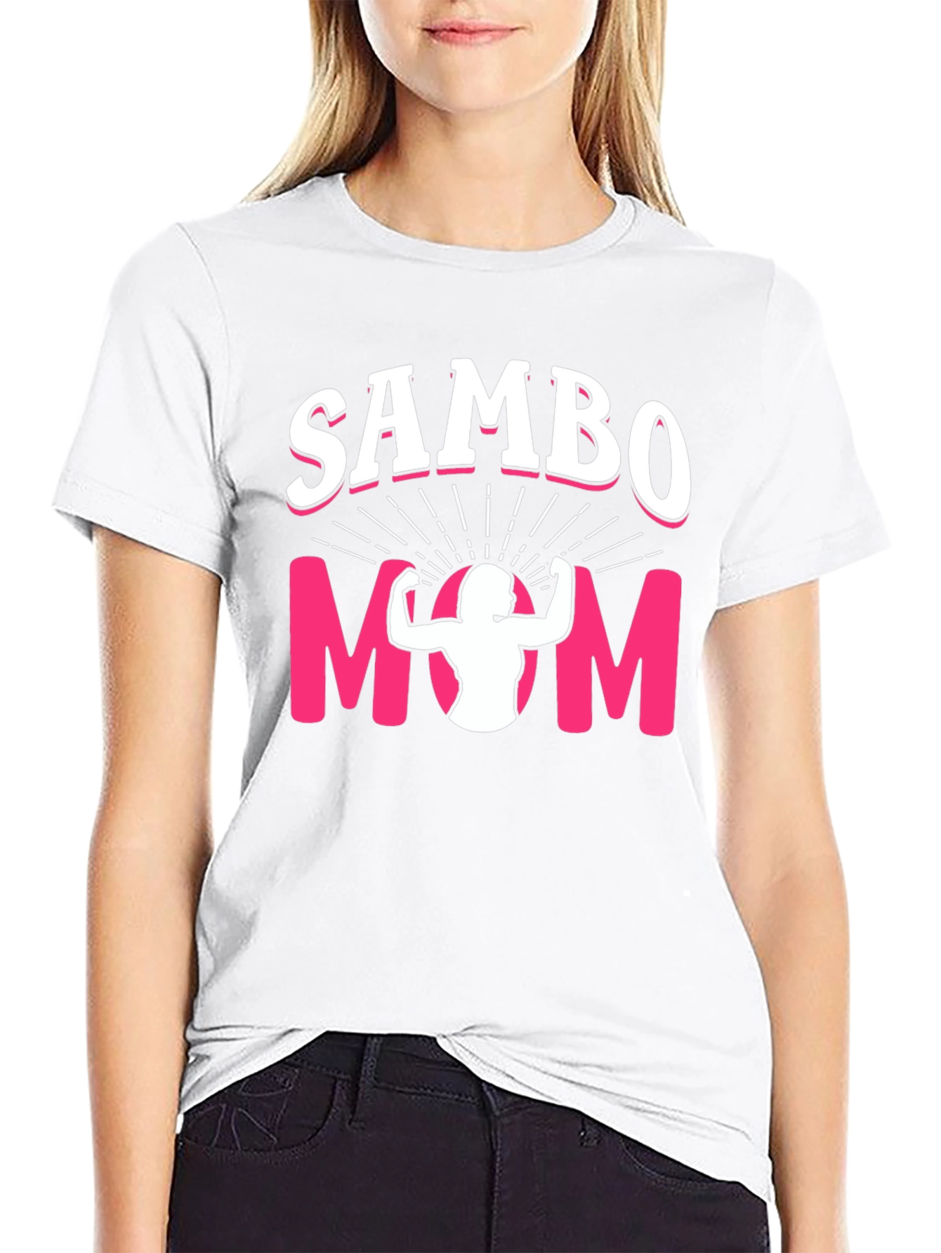 Sambo Mom Graphic Tee - Strong Mother T-Shirt