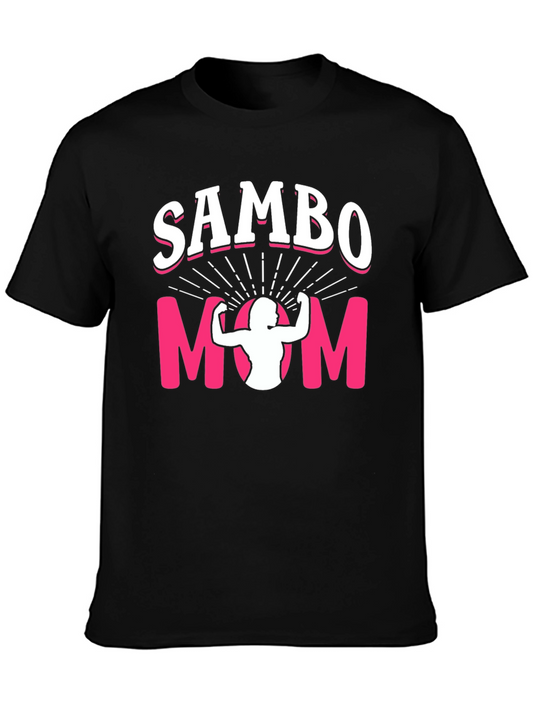 Sambo Mom Graphic Tee - Strong Mother T-Shirt