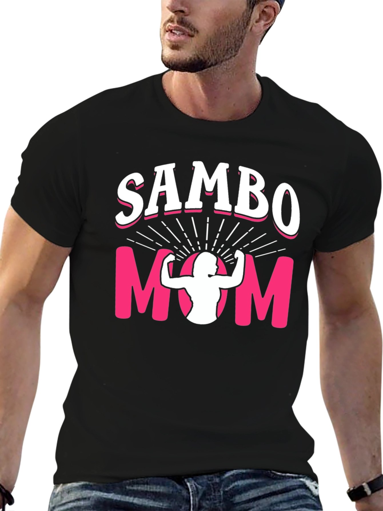 Sambo Mom Graphic Tee - Strong Mother T-Shirt