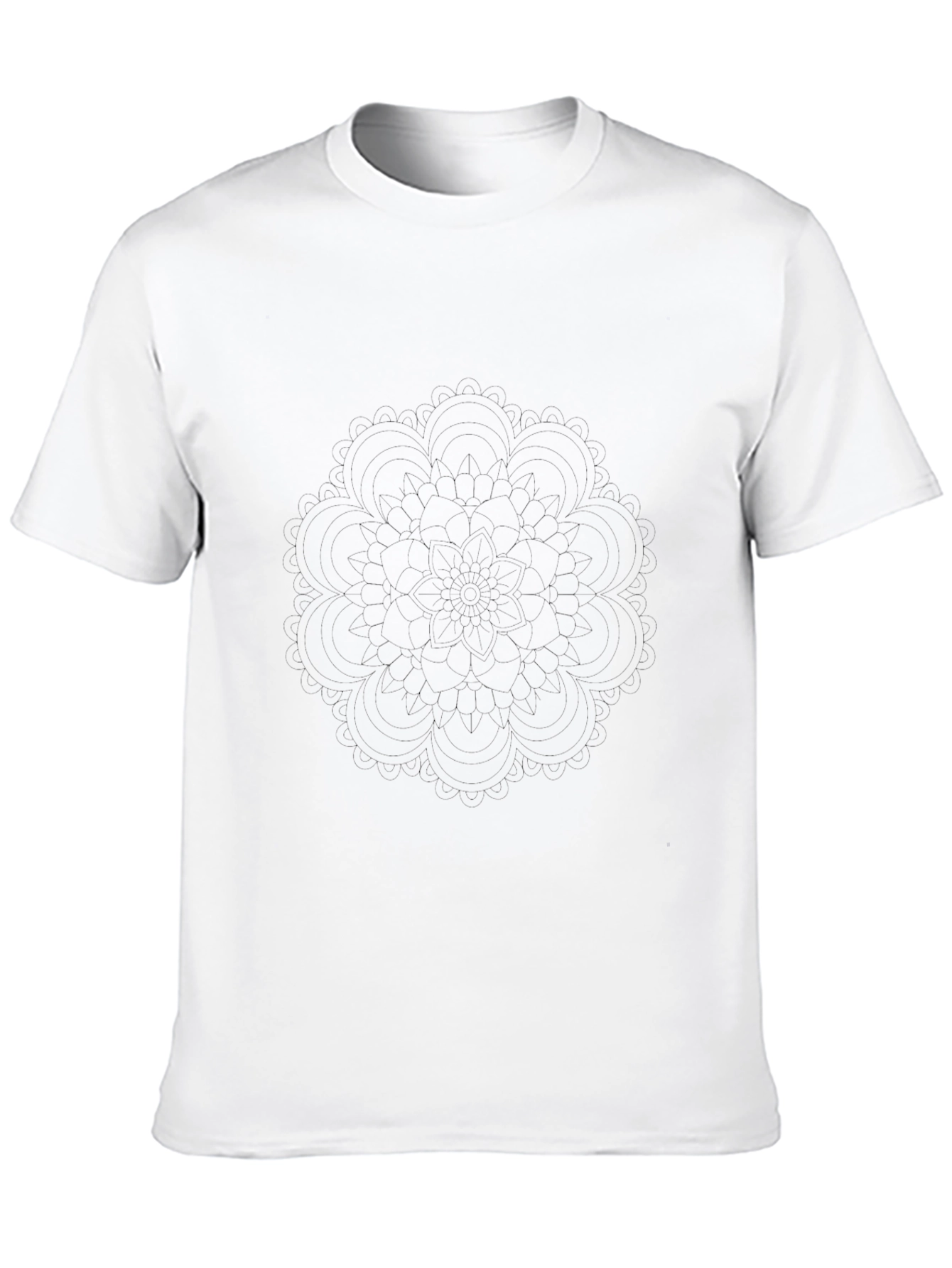 Mens Black Short Sleeve Crew Neck T-Shirt