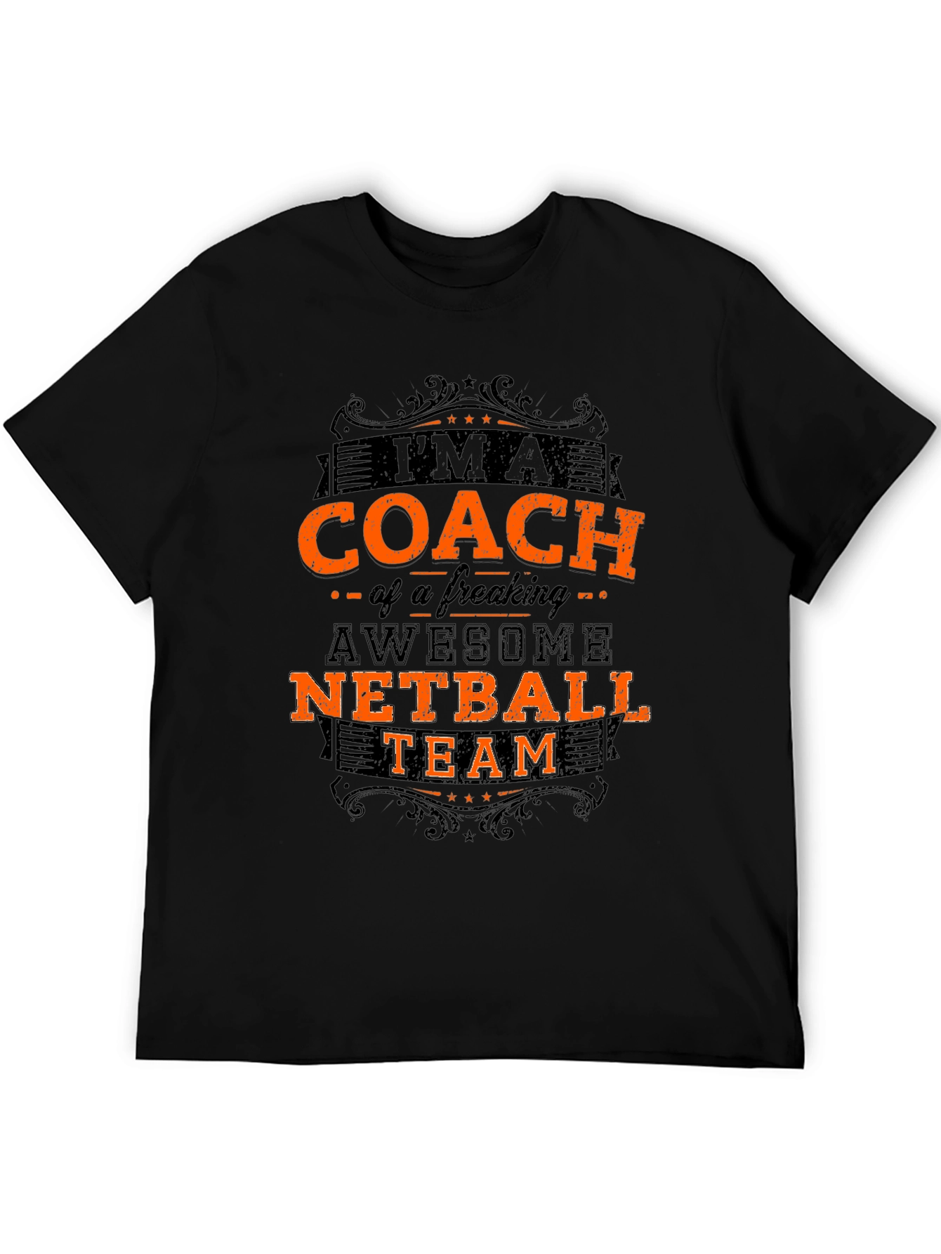 Awesome Netball Team Coach Graphic Tee