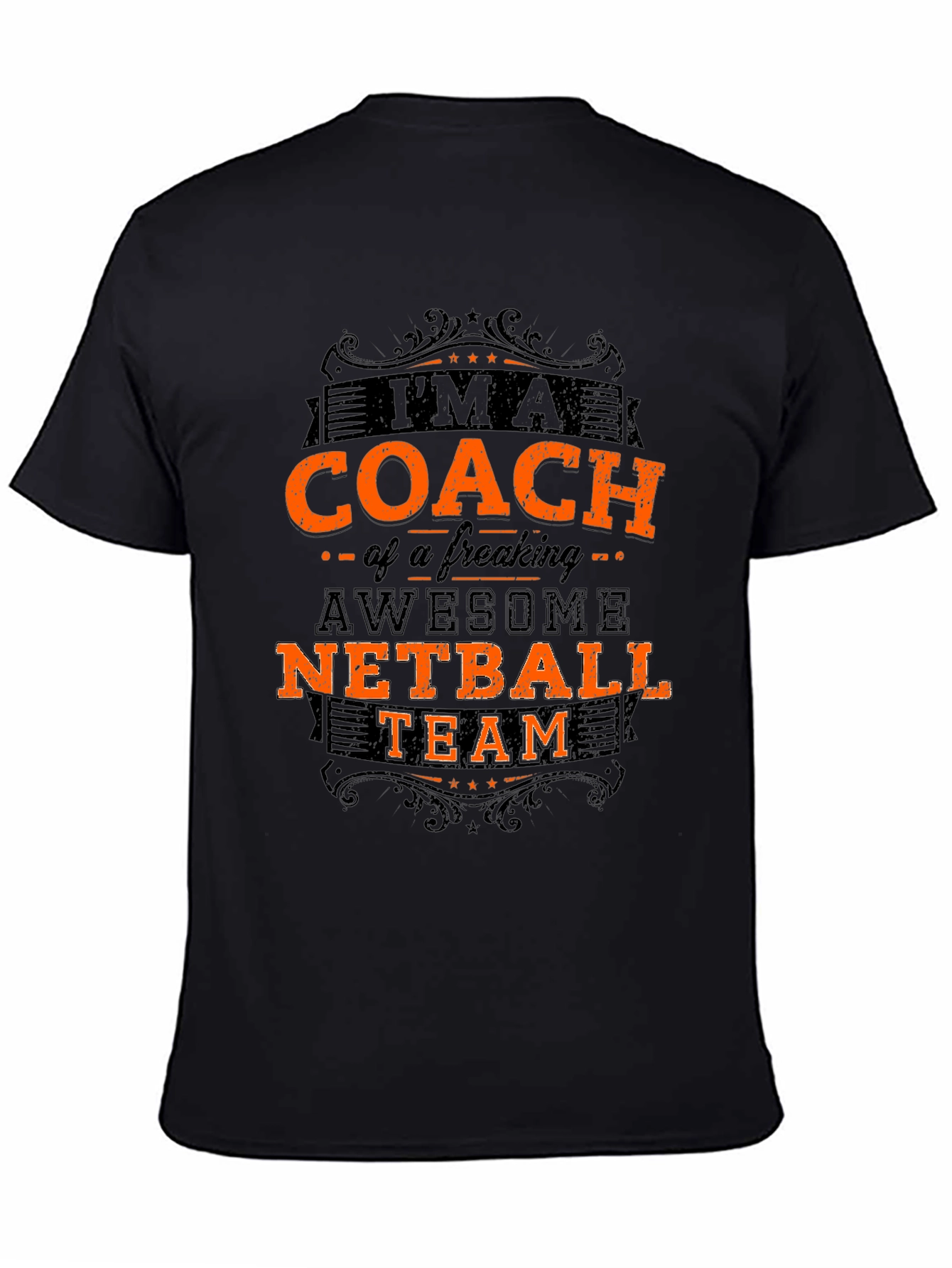 Awesome Netball Team Coach Graphic Tee