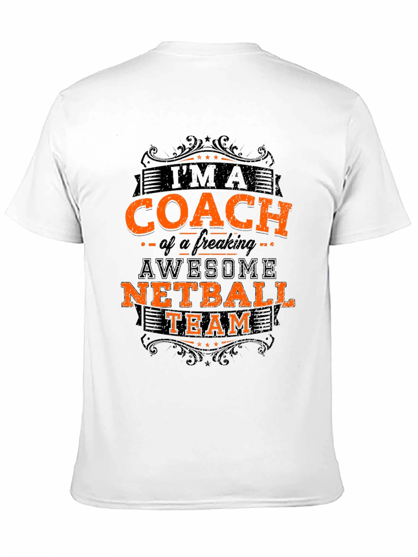 Awesome Netball Team Coach Graphic Tee