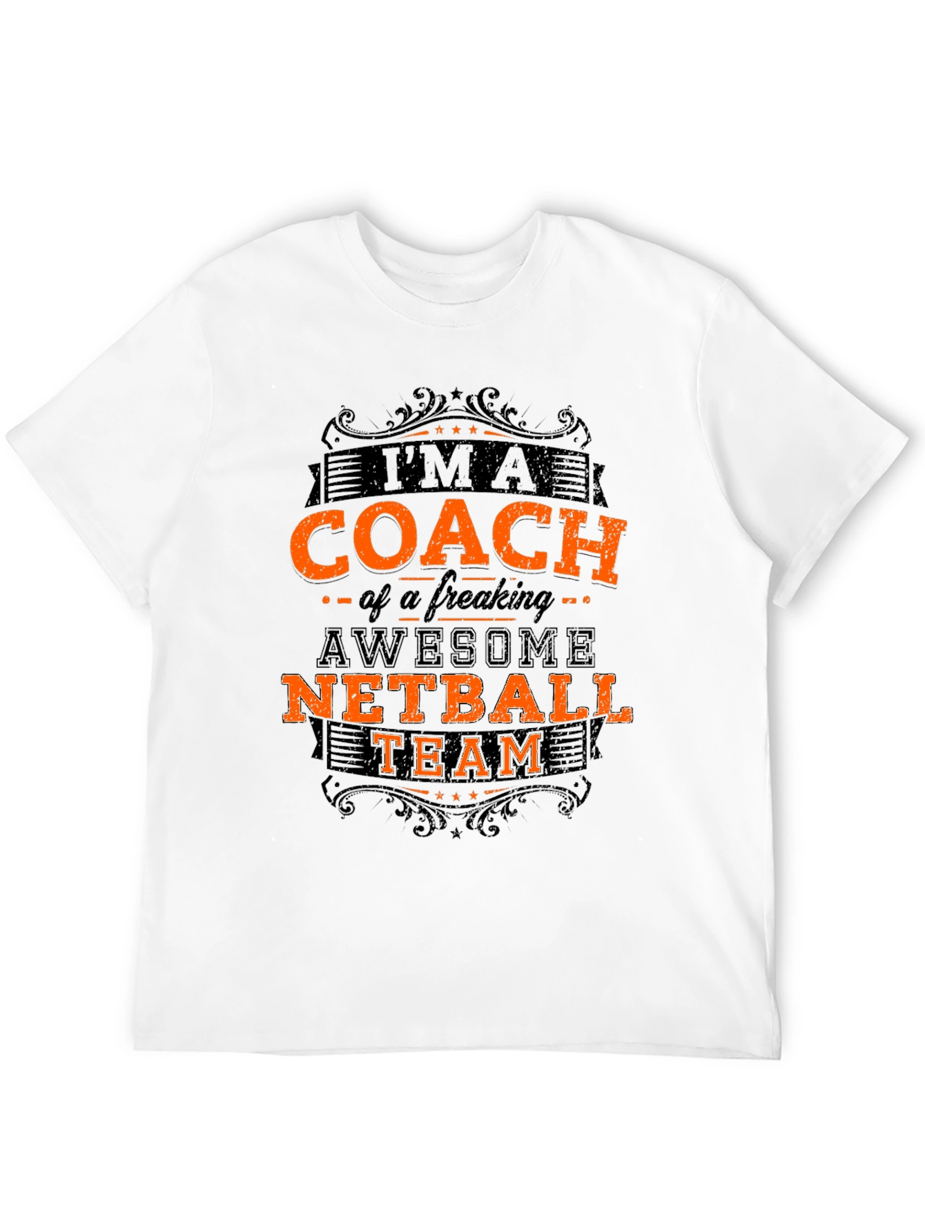 Awesome Netball Team Coach Graphic Tee