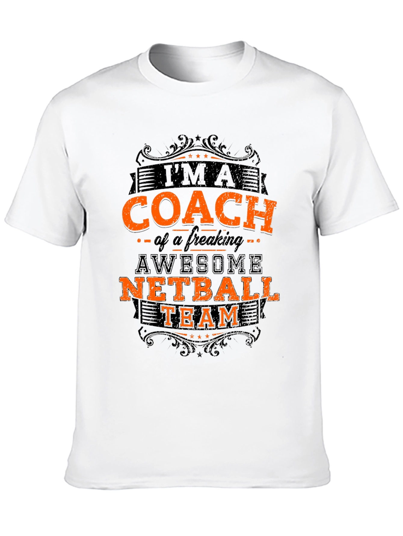Awesome Netball Team Coach Graphic Tee