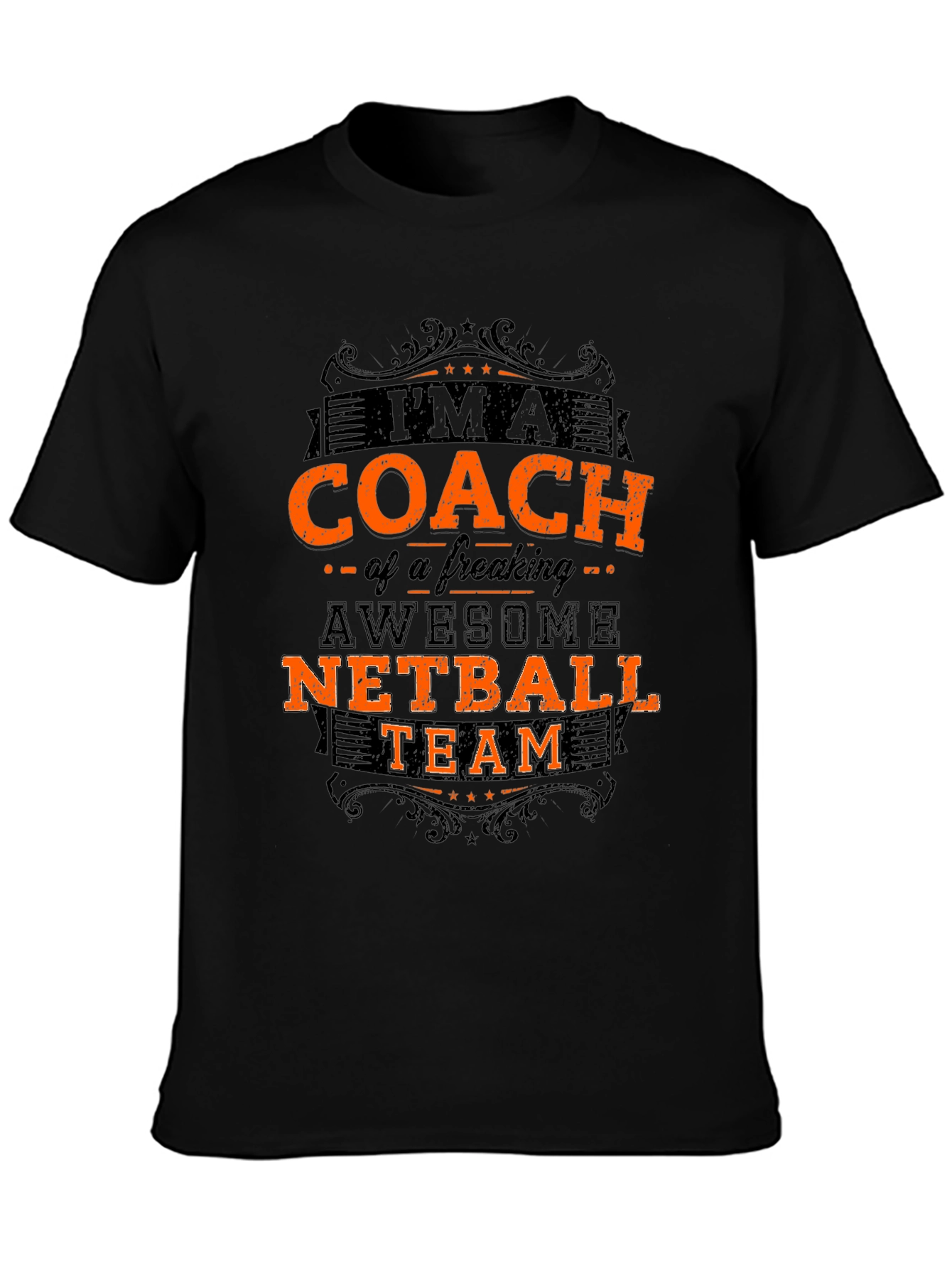 Awesome Netball Team Coach Graphic Tee
