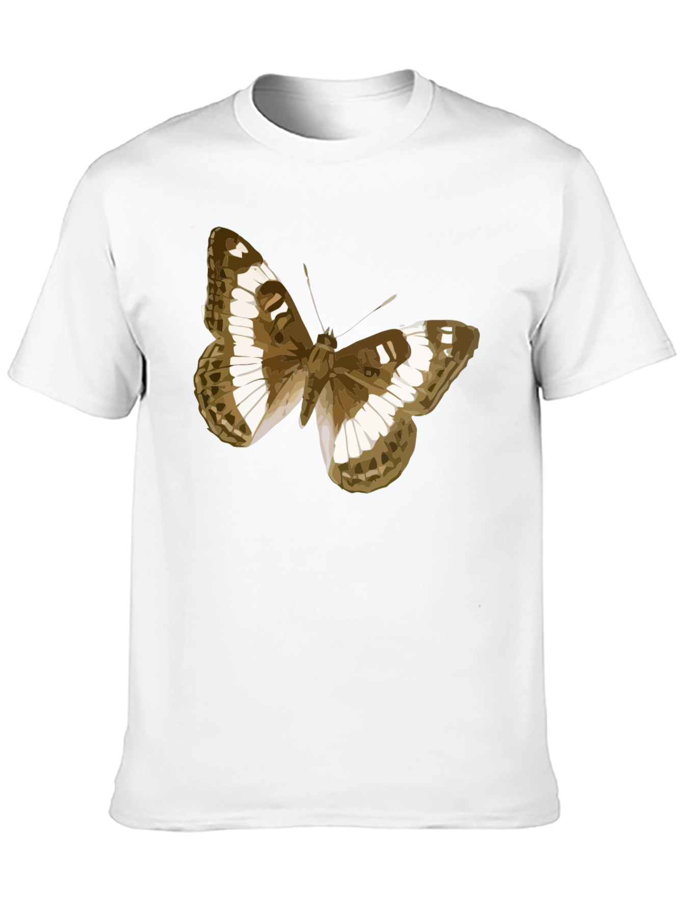 Butterfly Graphic Tee - Classic Black Cotton T-Shirt