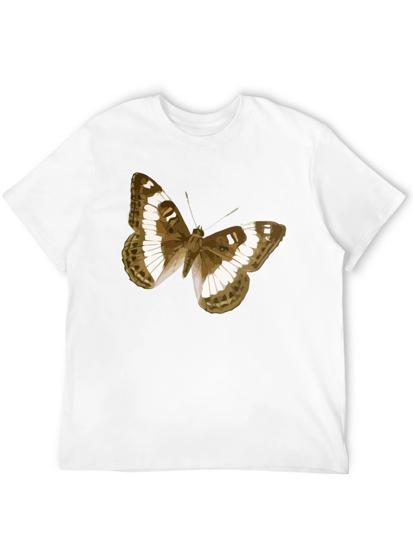 Butterfly Graphic Tee - Classic Black Cotton T-Shirt