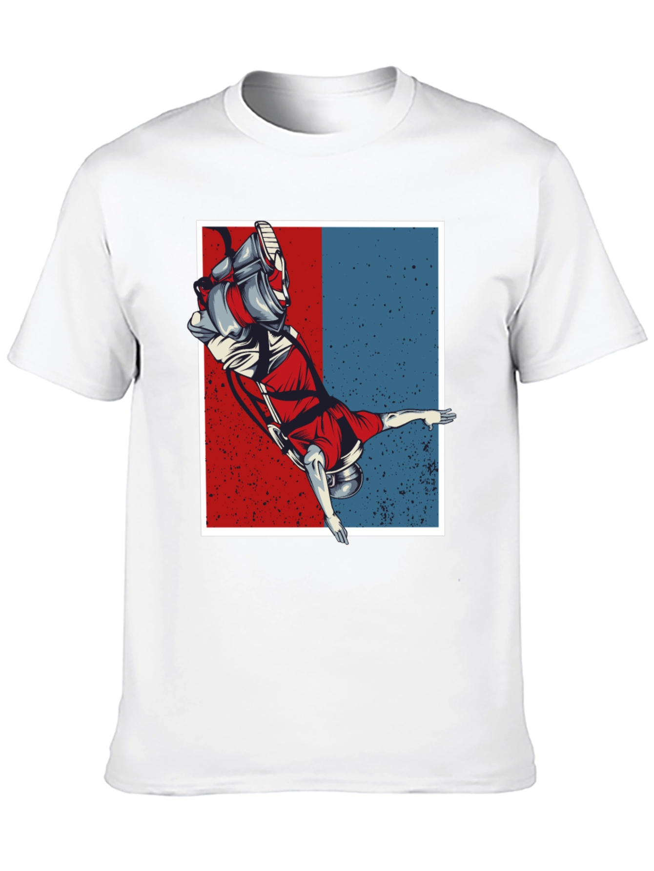 Astronaut Graphic Tee - Retro Space T-Shirt