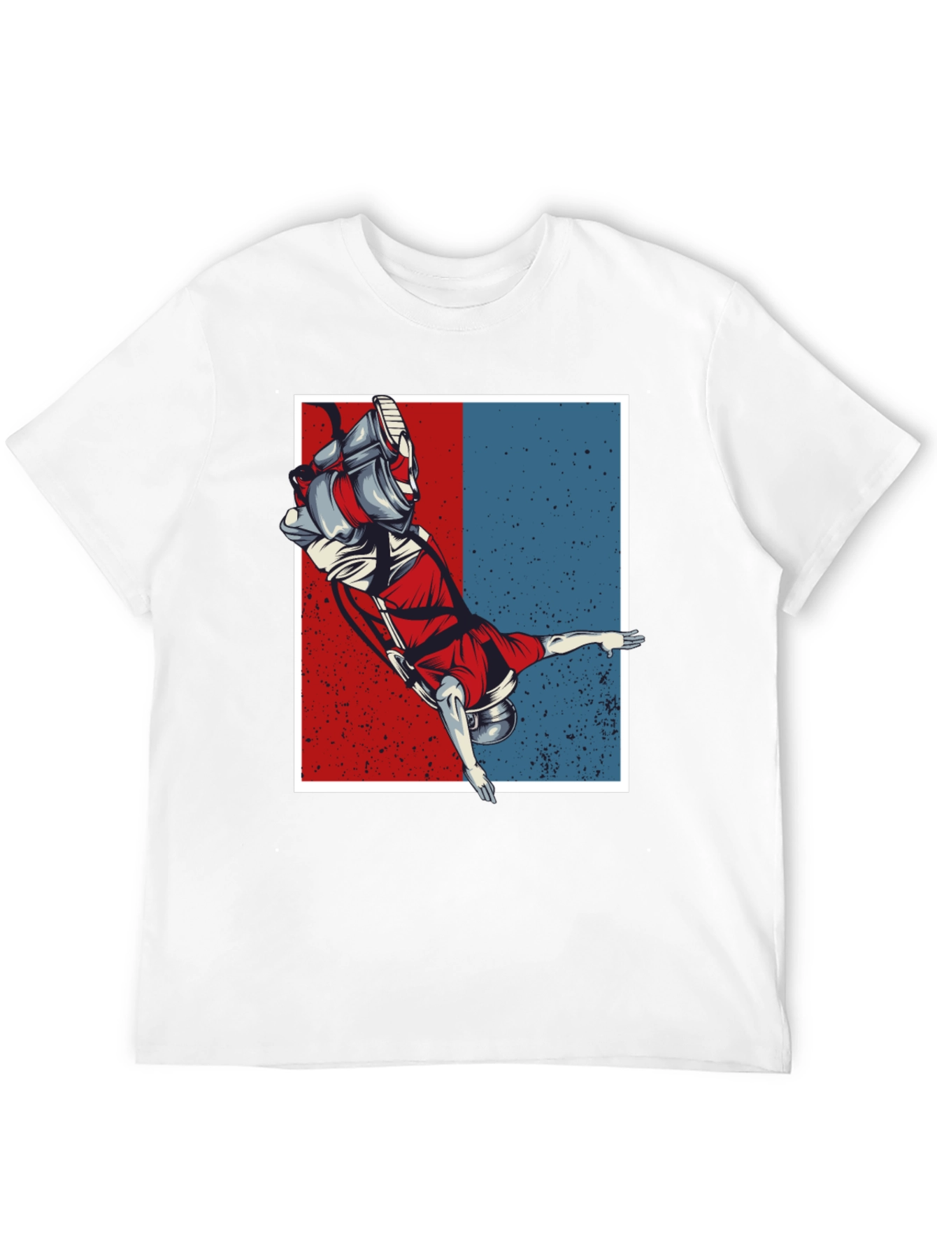 Astronaut Graphic Tee - Retro Space T-Shirt