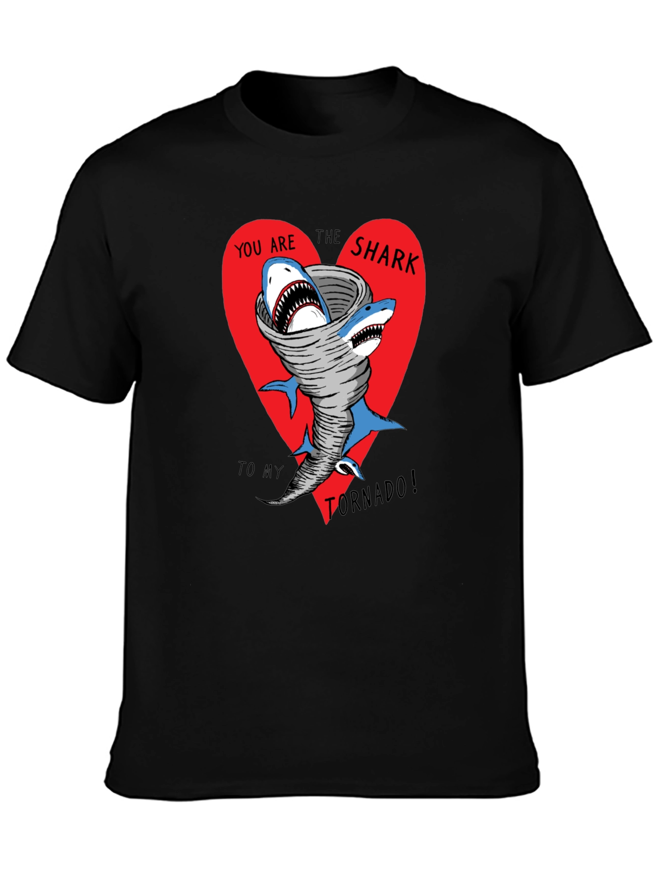 Shark Tornado Graphic T-Shirt