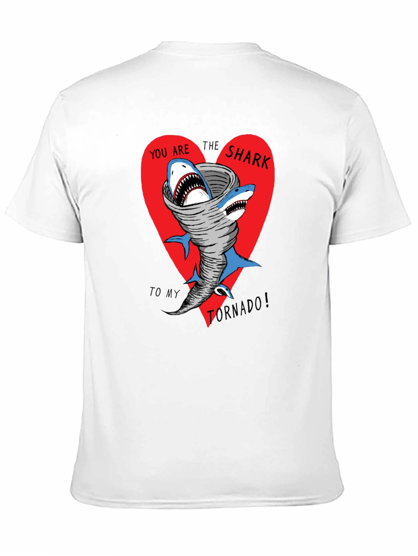 Shark Tornado Graphic T-Shirt