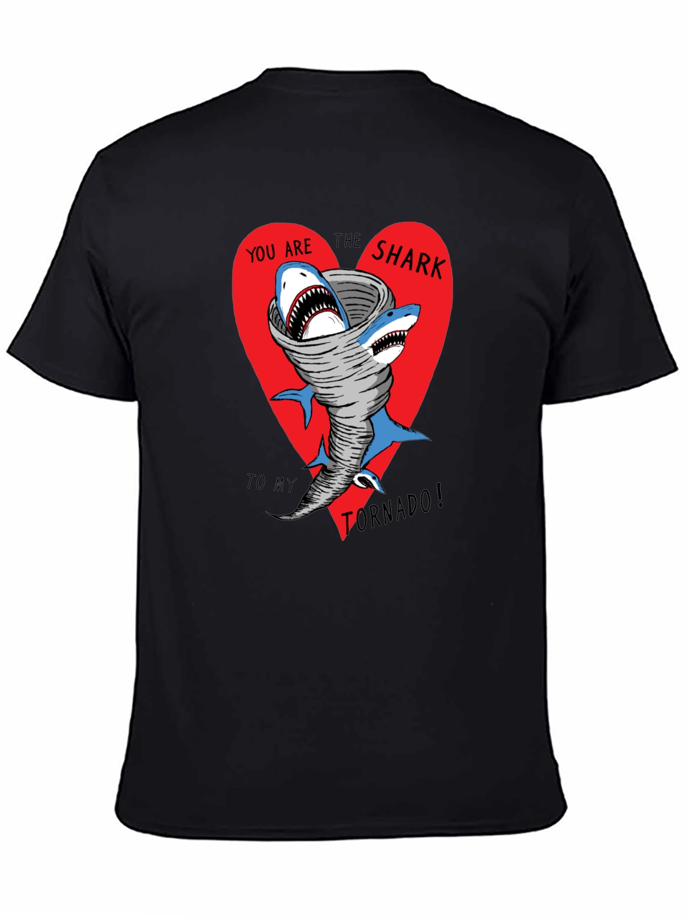 Shark Tornado Graphic T-Shirt