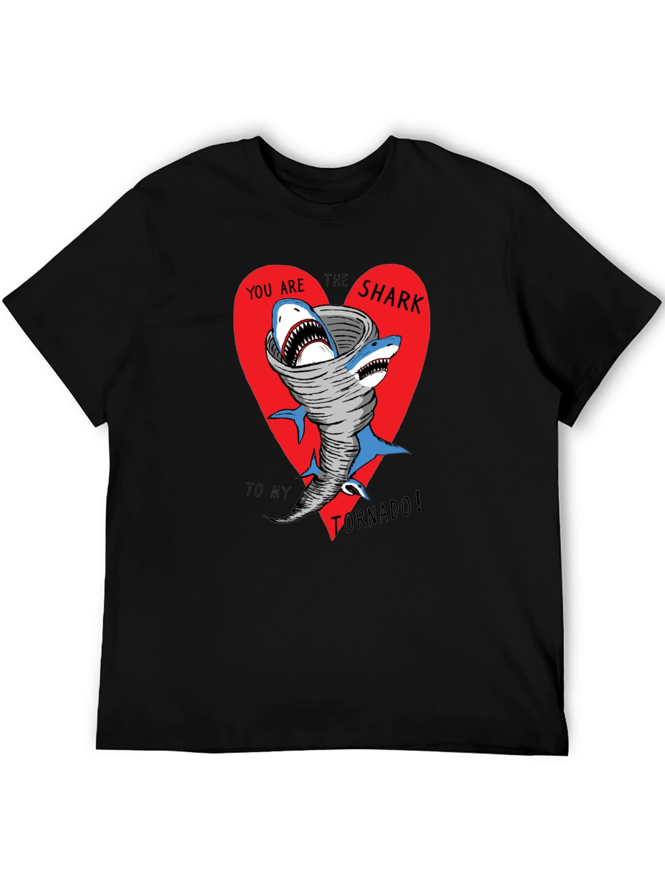 Shark Tornado Graphic T-Shirt