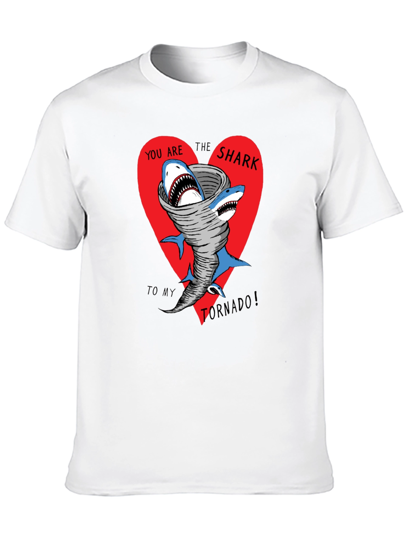 Shark Tornado Graphic T-Shirt