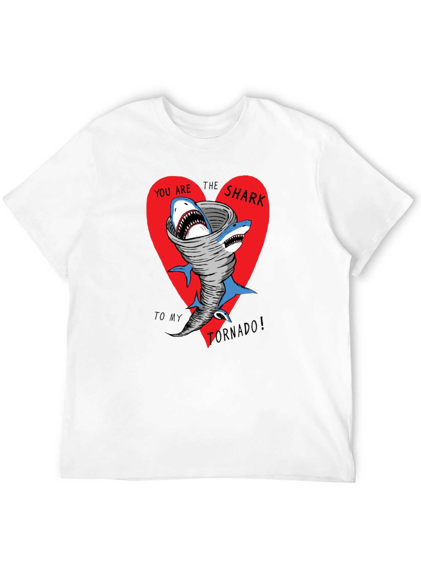 Shark Tornado Graphic T-Shirt