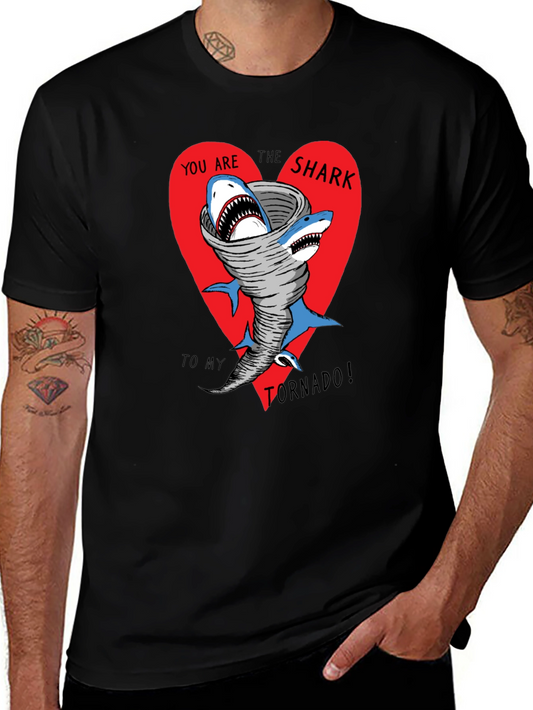 Shark Tornado Graphic T-Shirt