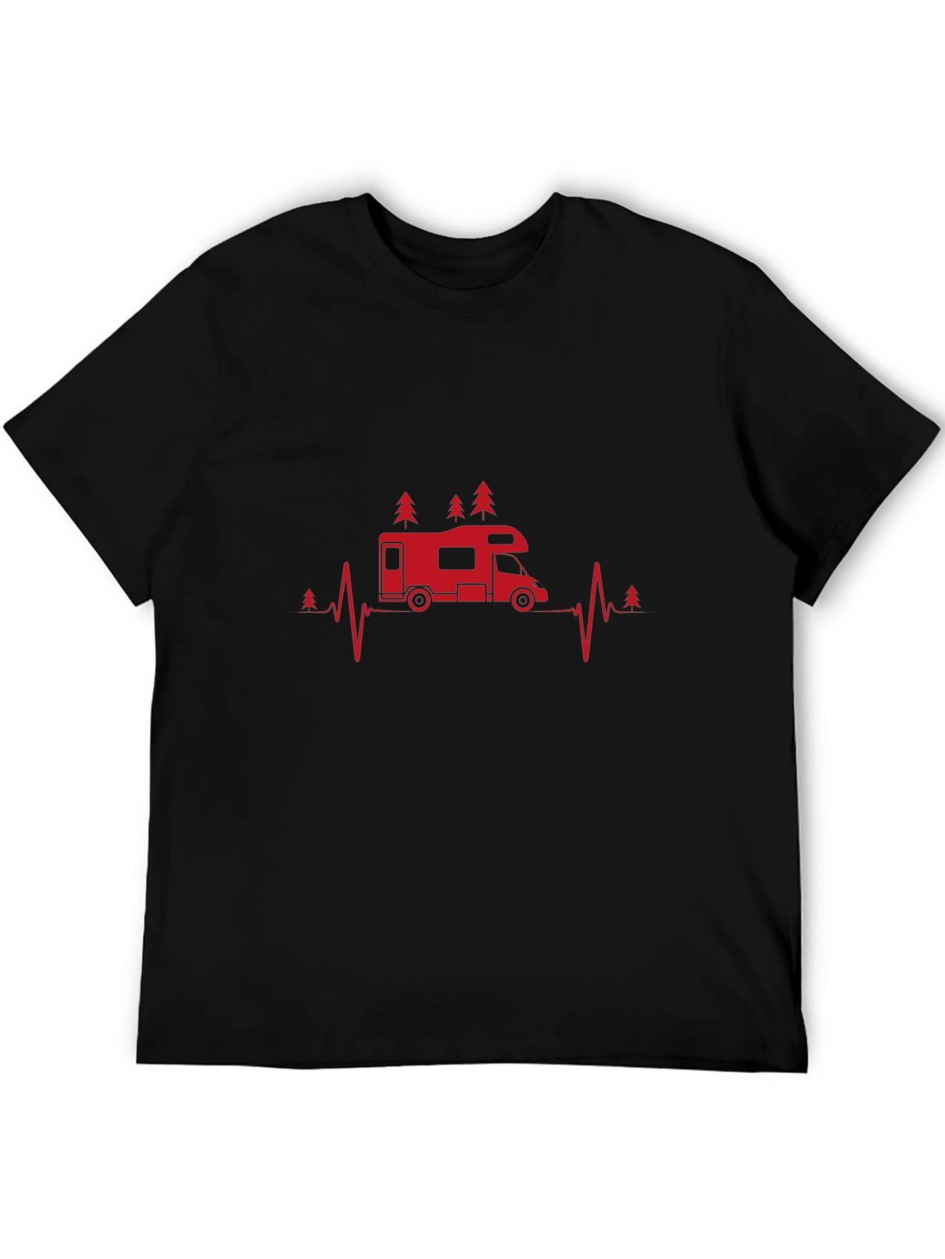RV Heartbeat T-Shirt - Camping Lover Tee