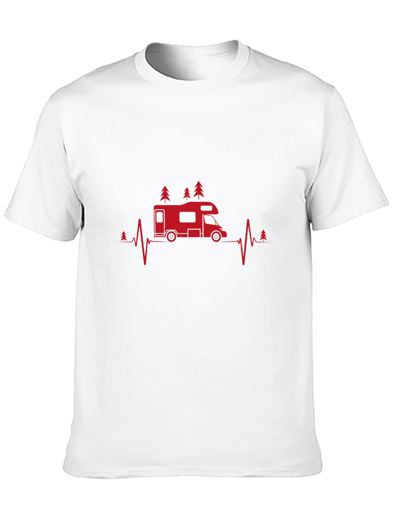RV Heartbeat T-Shirt - Camping Lover Tee