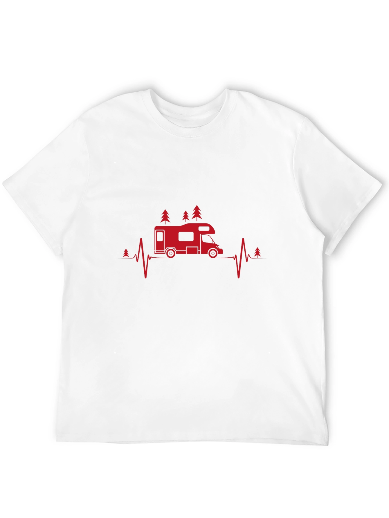 RV Heartbeat T-Shirt - Camping Lover Tee