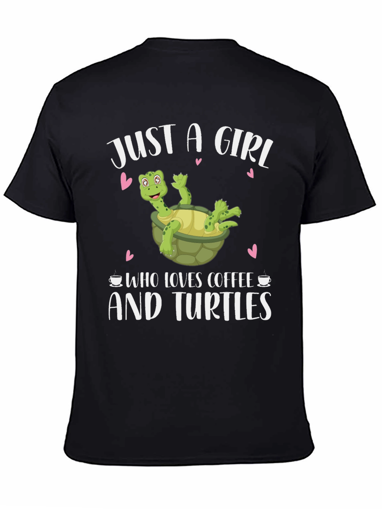 Girl Loves Coffee and Turtles T-Shirt