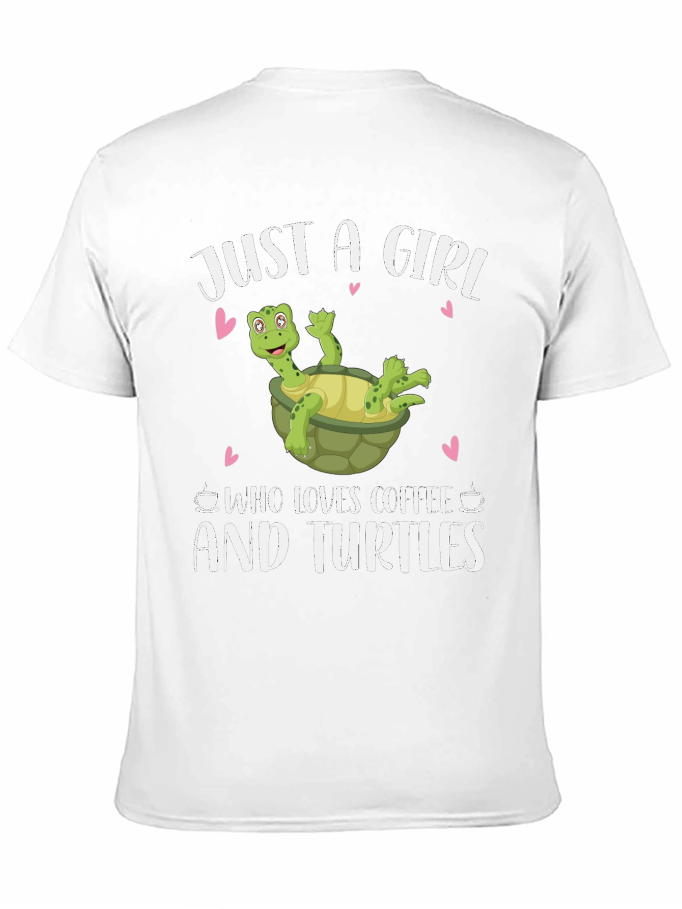 Girl Loves Coffee and Turtles T-Shirt