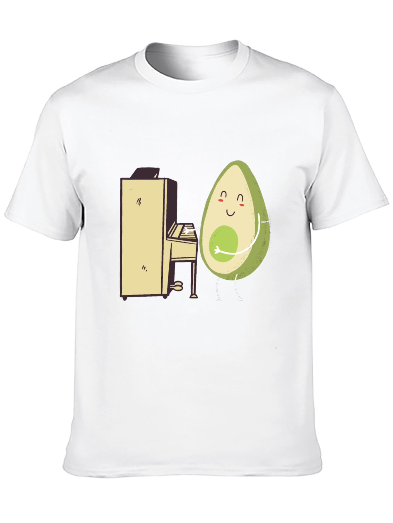 Avocado Musician T-Shirt - Funny Graphic Tee