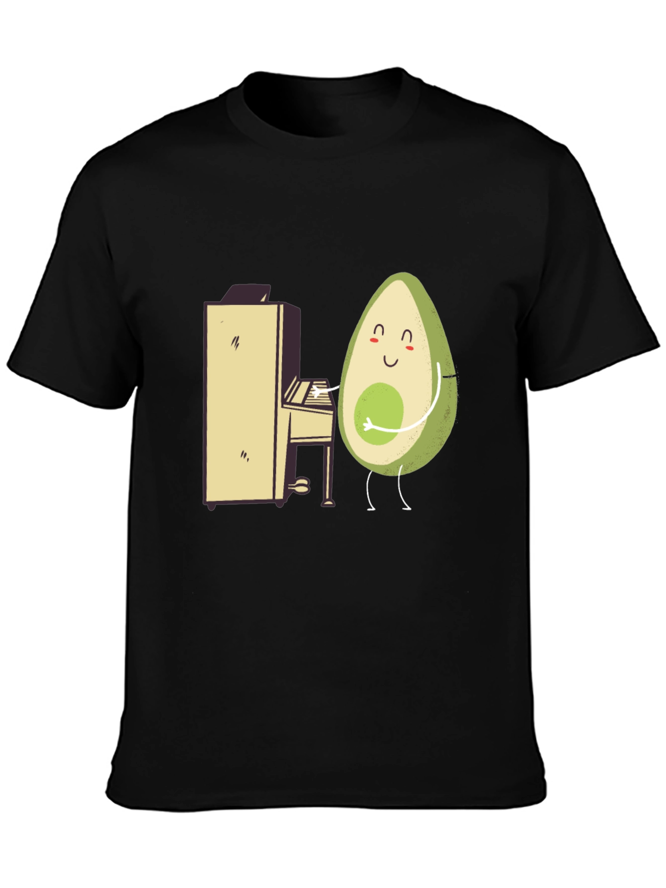 Avocado Musician T-Shirt - Funny Graphic Tee