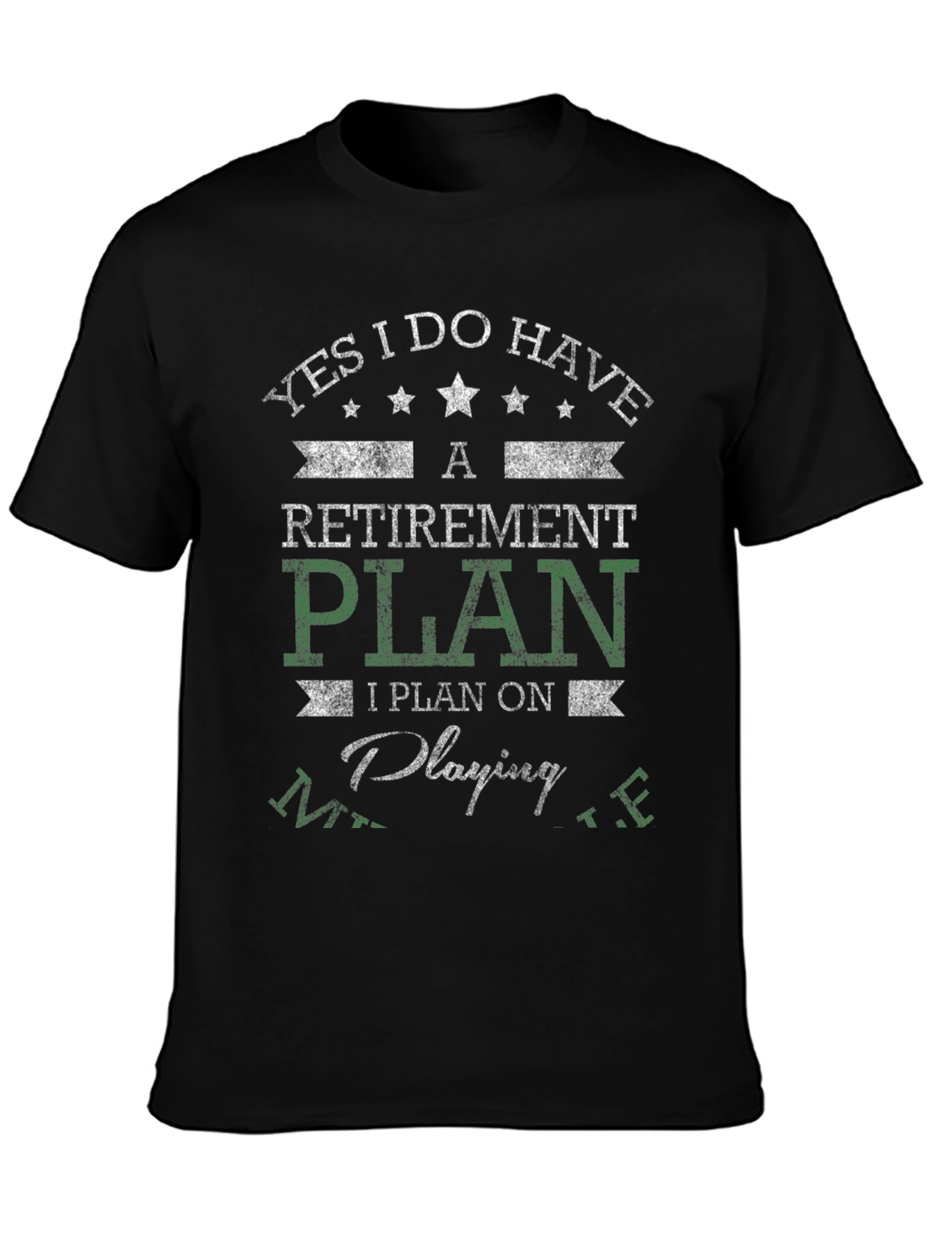 Retirement Plan Golf T-Shirt