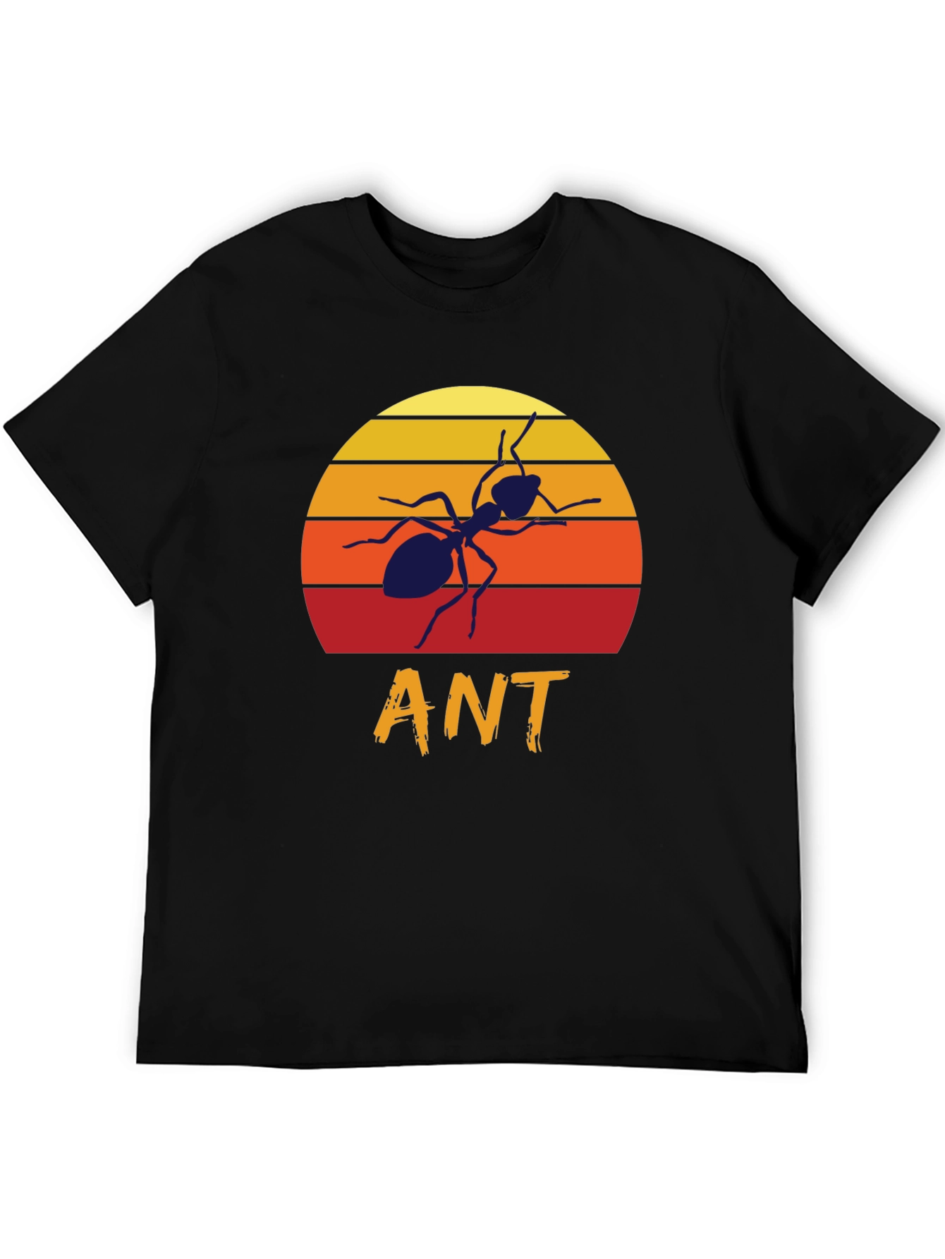 Retro Sunset Ant Graphic T-Shirt