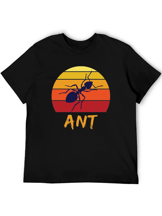 Retro Sunset Ant Graphic T-Shirt