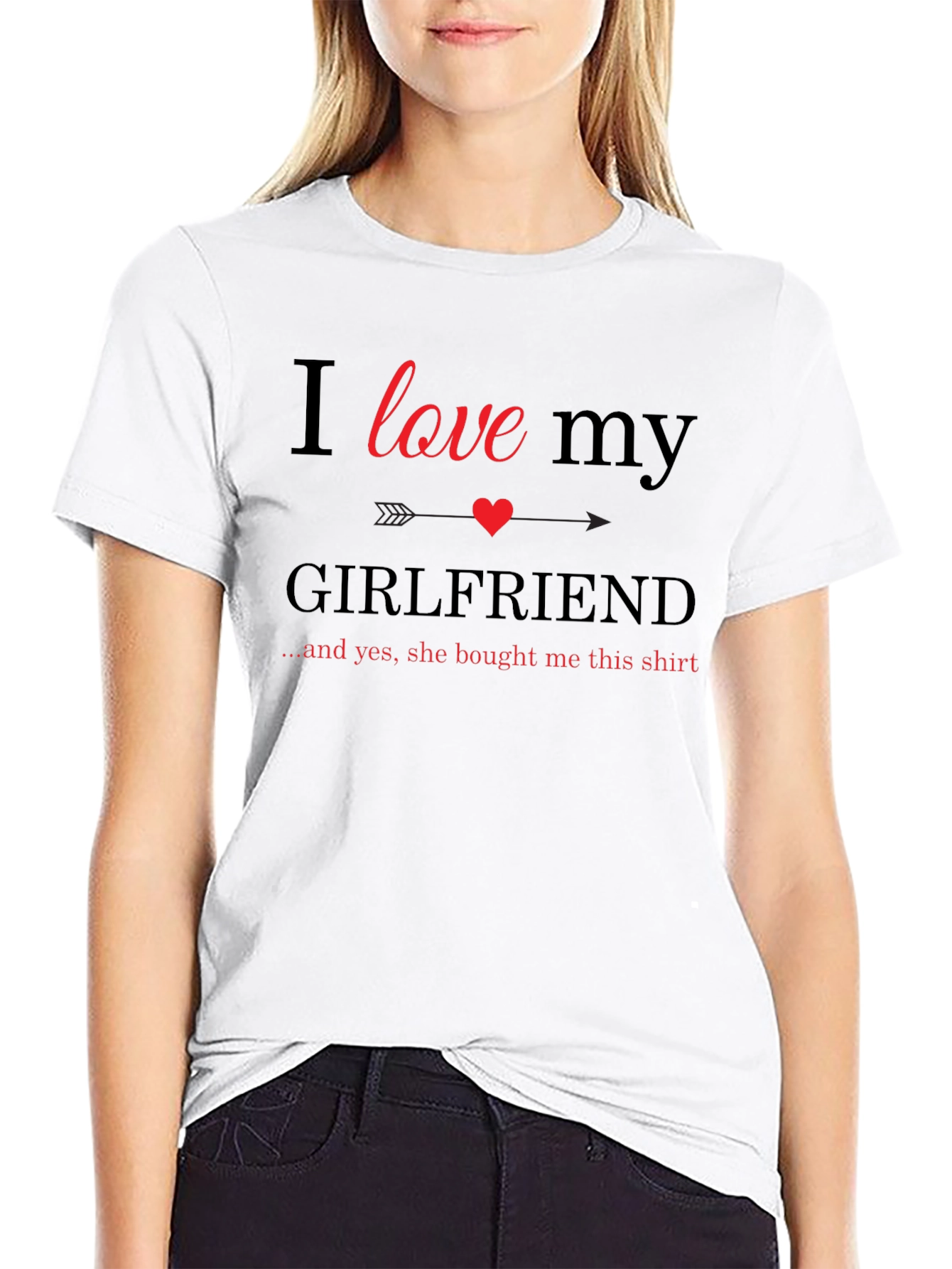 I Love My Girlfriend Graphic T-Shirt