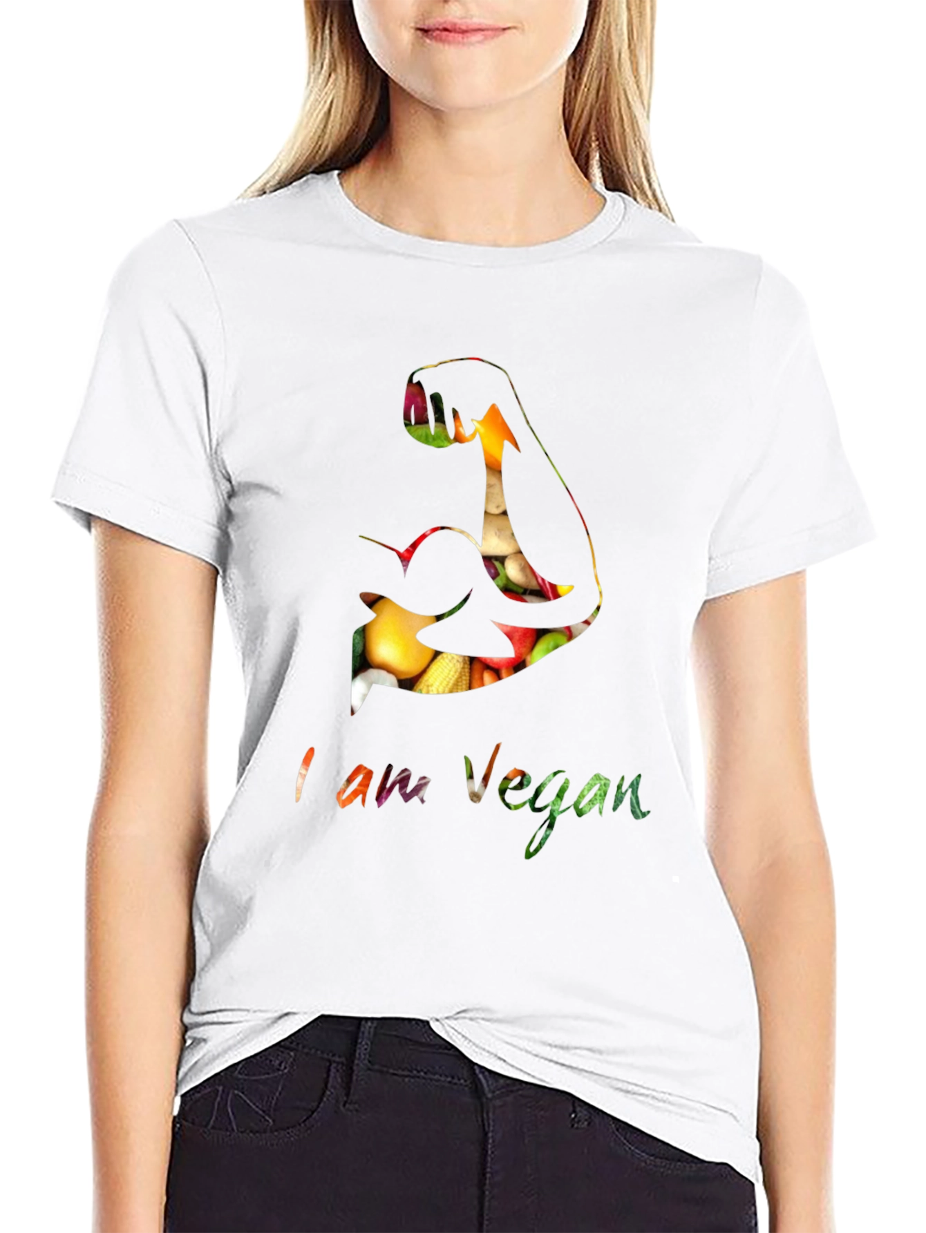 Vegan Power T-Shirt - Plant-Based Muscle Tee