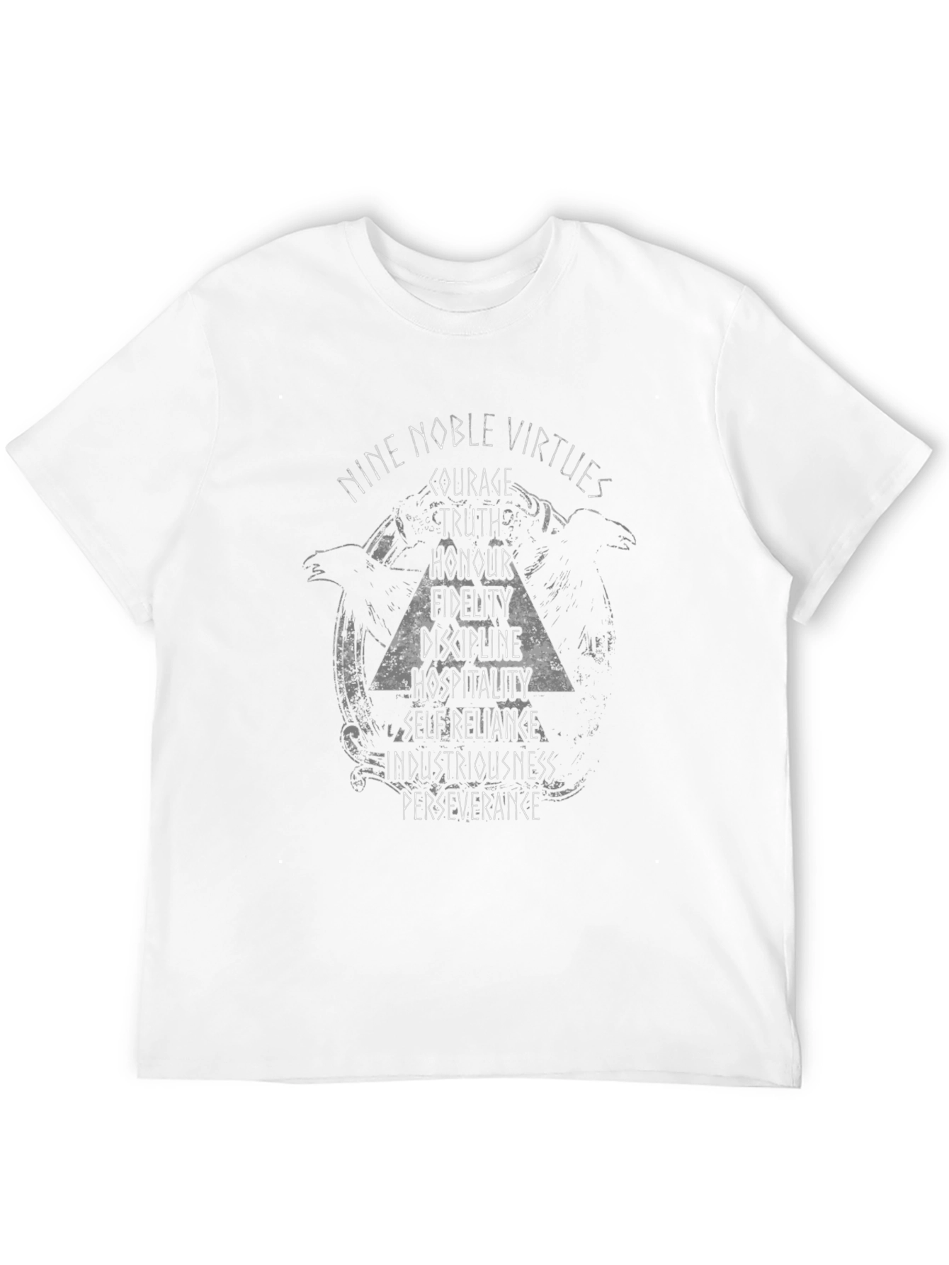 Nine Noble Virtues Graphic Tee - Black