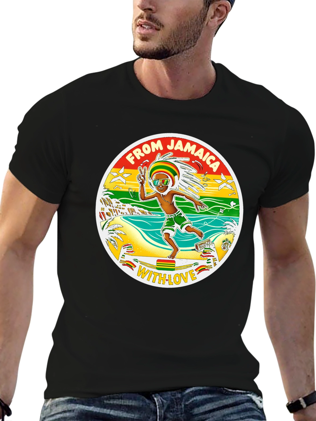 Jamaica Graphic Tee - Island Vibes T-Shirt